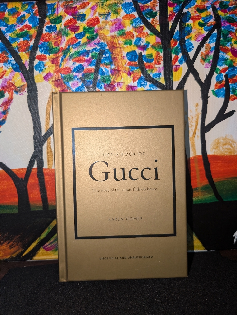 Gucci Gold Hardcover Fashion Book - Metallic Gold & Black